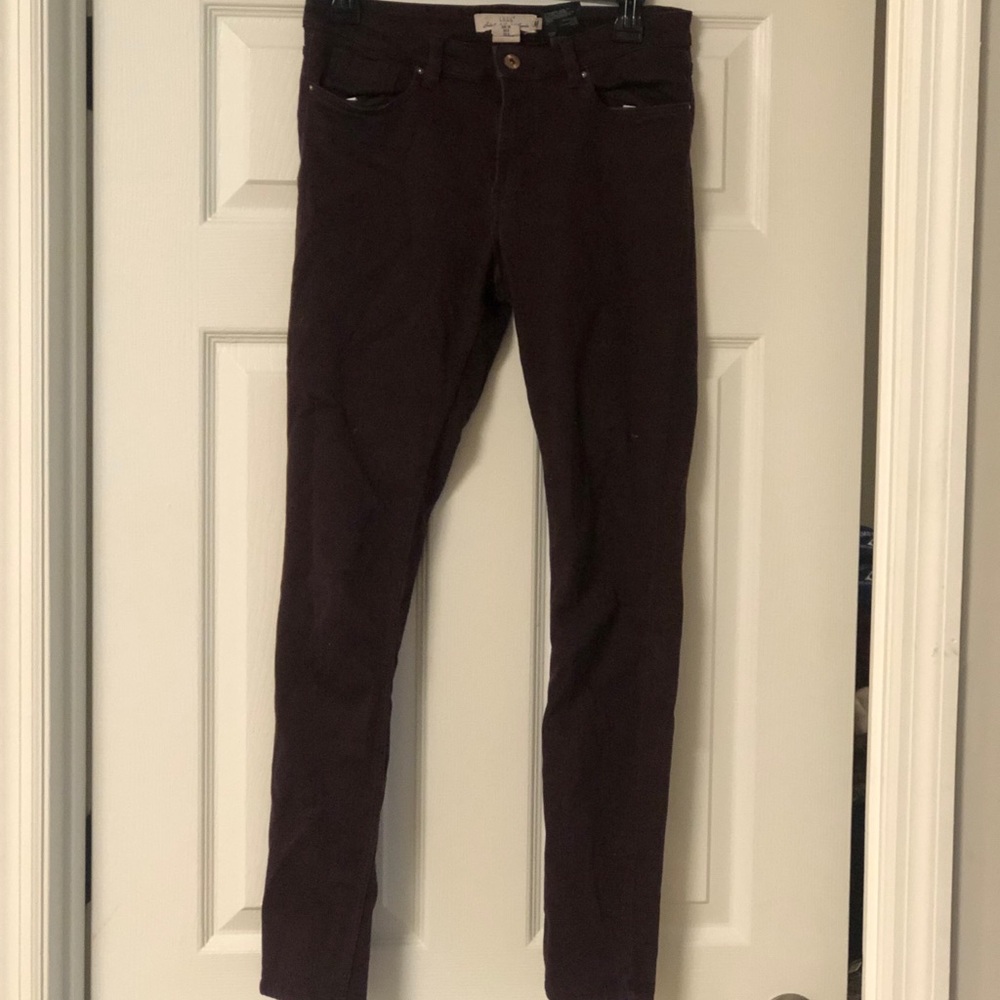 Maroon/Burgundy Jeggings